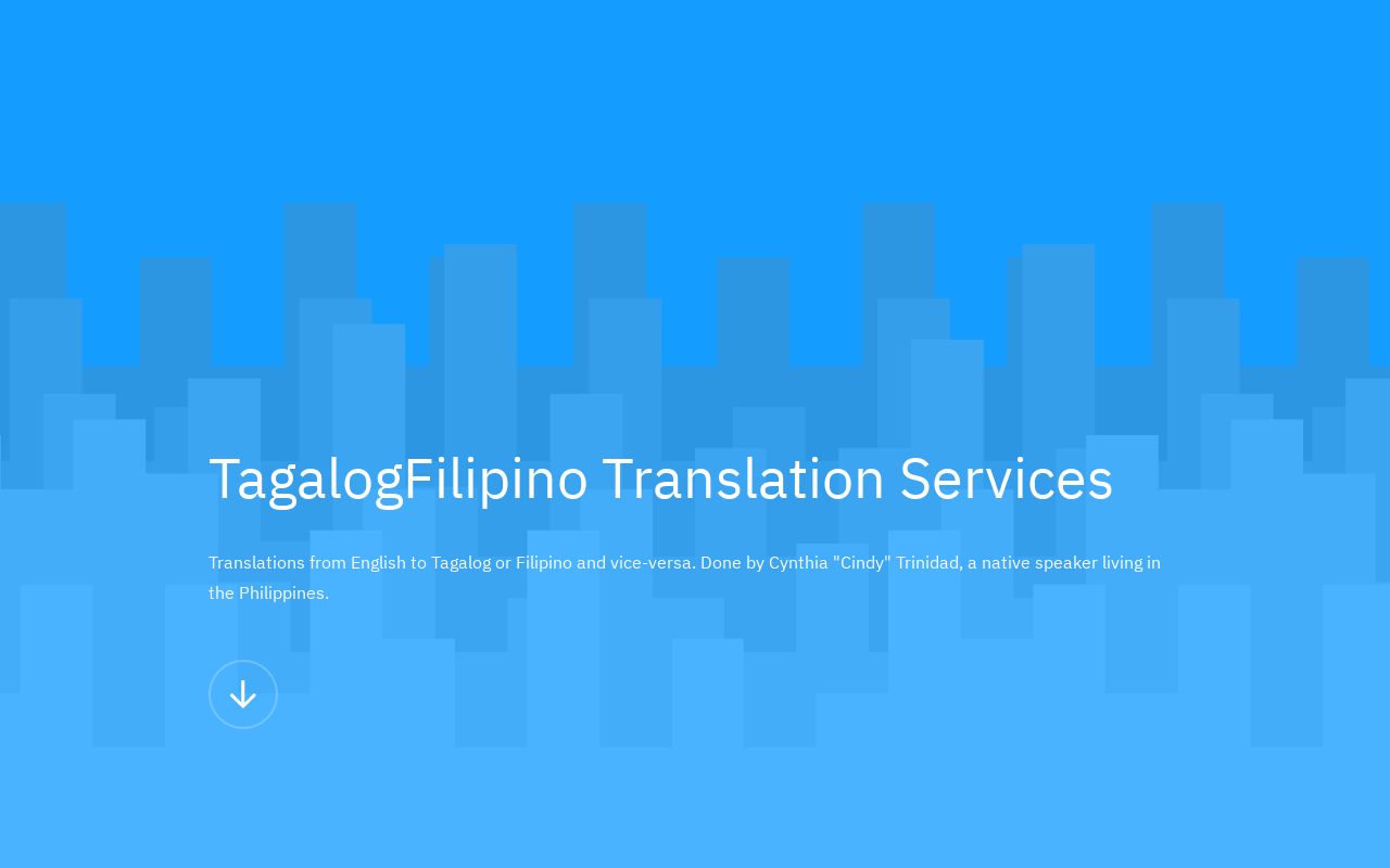 Tagalog Filipino Translation Services by Cindy Trinidad